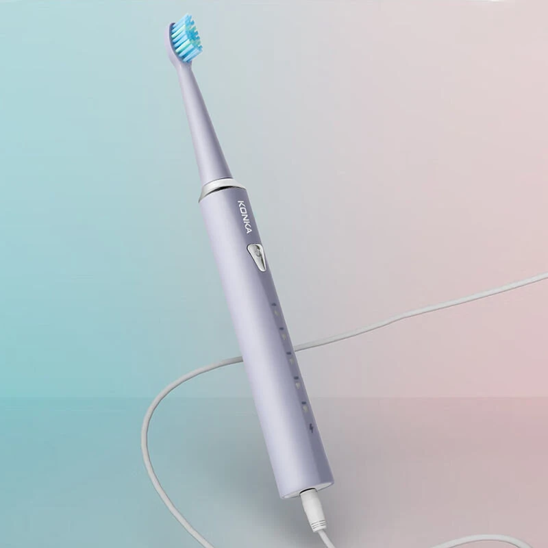 (image for) KONKA Sonic Electric Toothbrush IPX7 Waterproof USB Rechargeable with 5 Brushing Modes Oral Cleaning Soft Brush Smart Timer